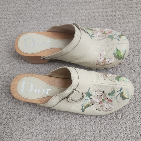 Dior clogs Vintage 37 - NEVER WORN - Picture 3 of 11